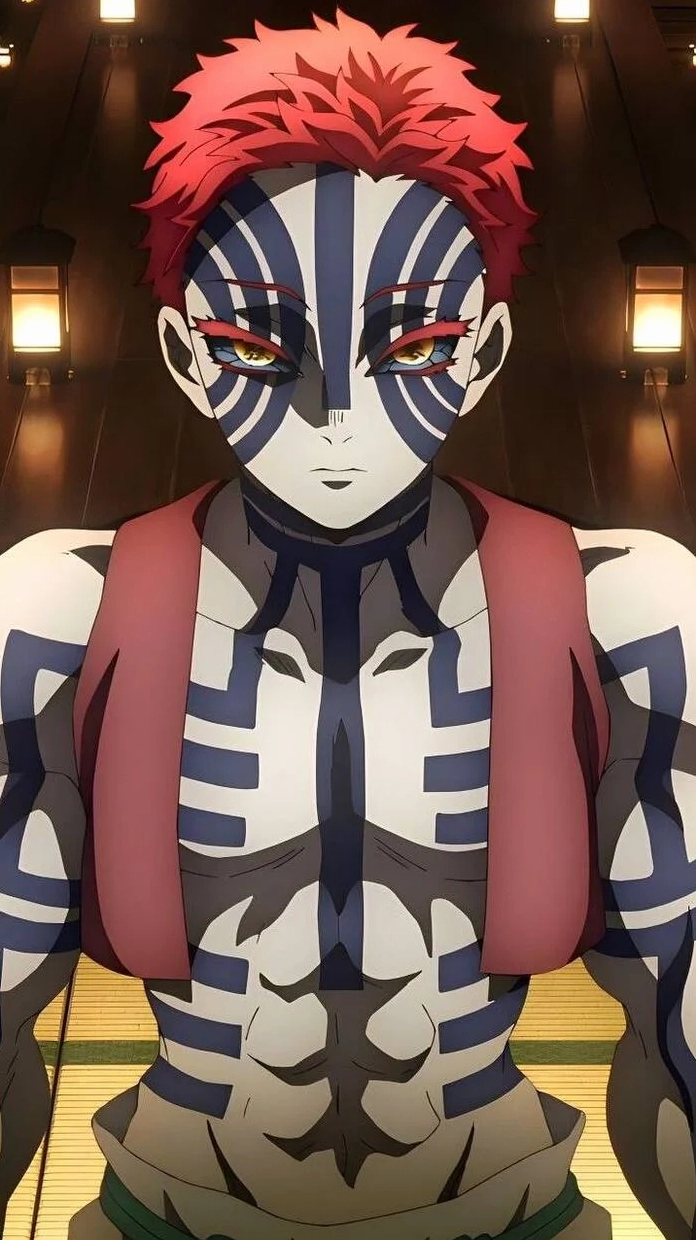 Bộ sưu tập ảnh anime Akaza đẹp ngầu lạnh lùng nhất 2026 15 Akaza phiên bản 3D chân thực và vô cùng sống động