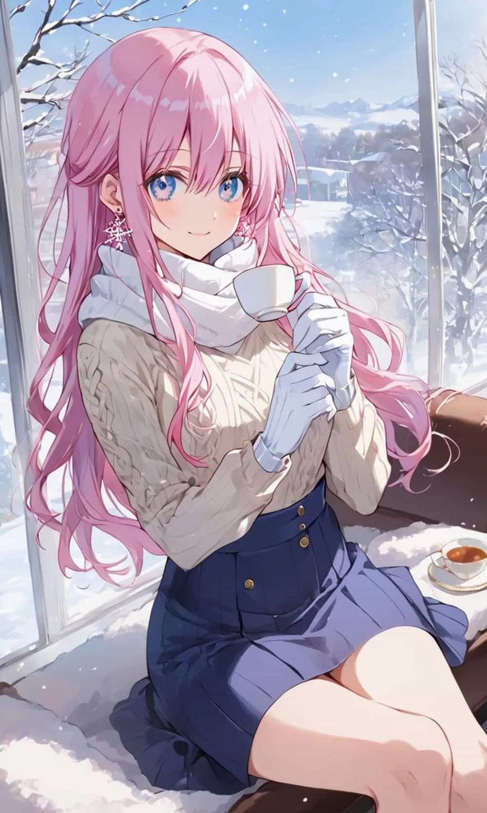 ảnh anime nezuko khoe thần thái cực ngầu và chất