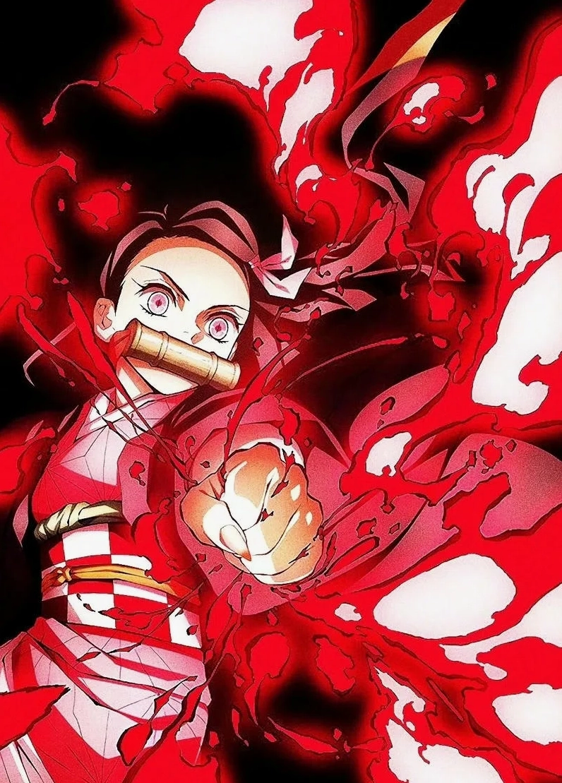 ảnh anime nezuko siêu cute làm chao đảo cộng đồng mạng