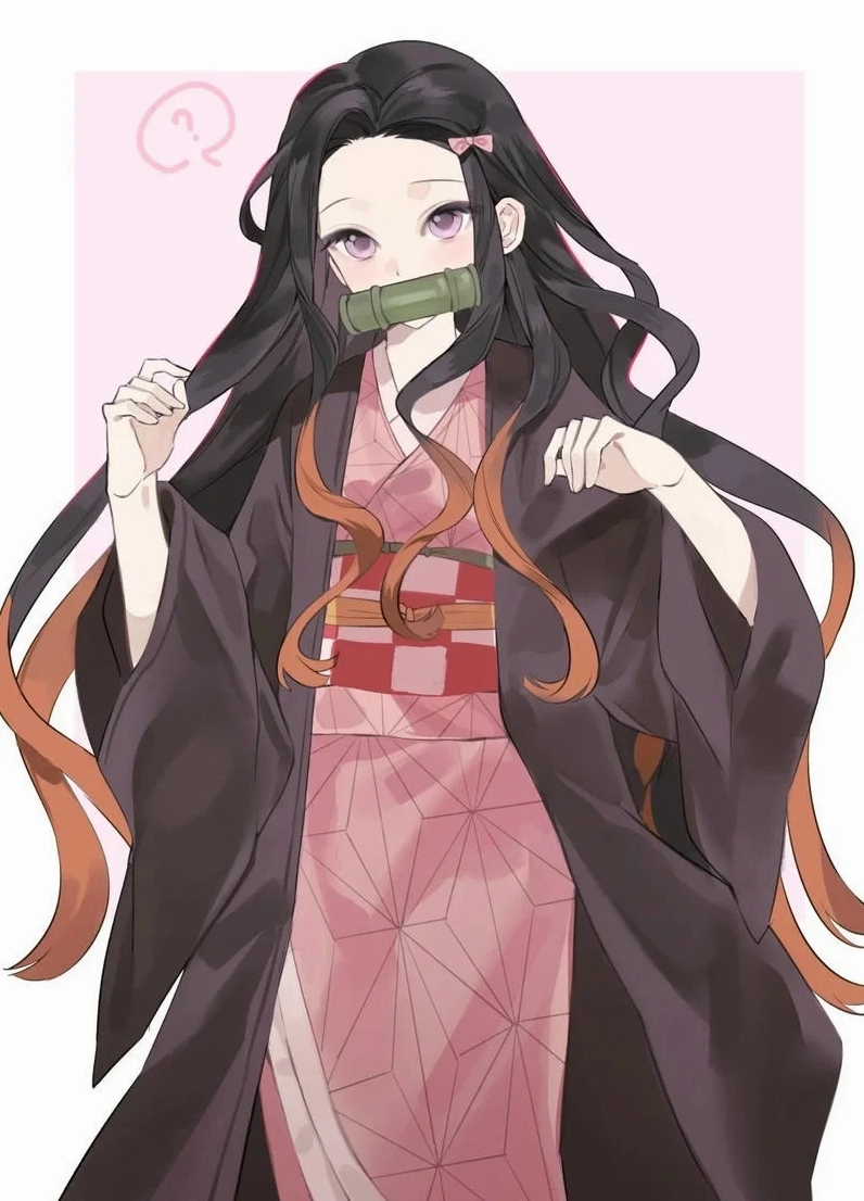 ảnh anime nezuko toát lên vẻ quyến rũ đầy mê hoặc