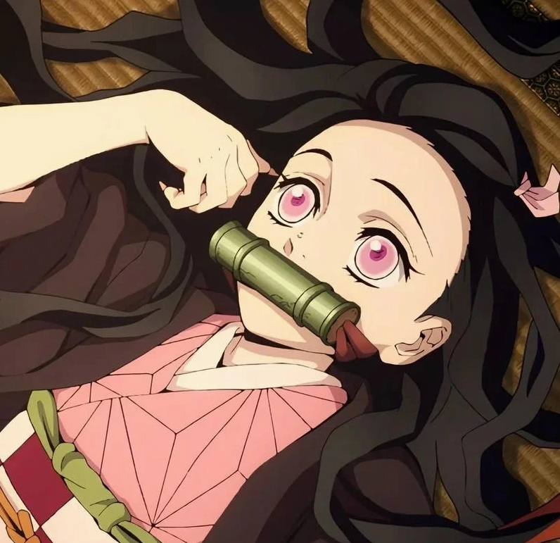ảnh anime nezuko với vẻ ngoài ngọt ngào dịu dàng