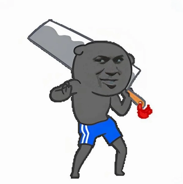ảnh chế cầm dao meme độc đáo