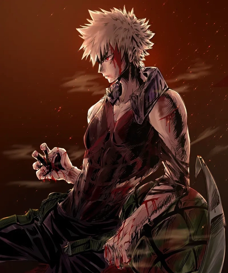 Anh hùng Bakugo chiến đấu với tinh thần rực lửa