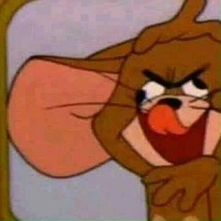 Ảnh Jerry meme cười bể bụng với dáng vẻ đắc ý