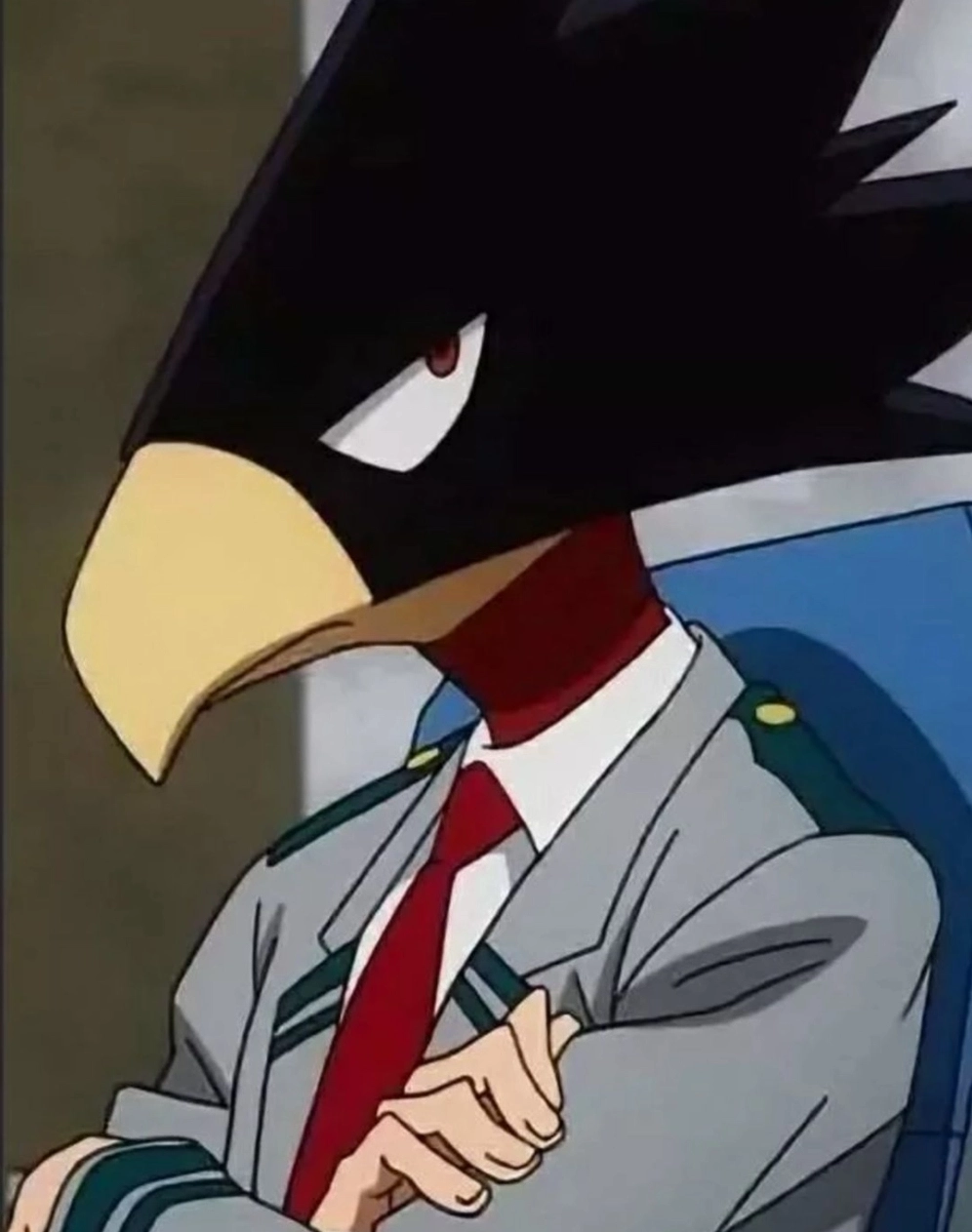 Tổng hợp bộ sưu tập ảnh anime tokoyami cực ngầu và bí ẩn nhất 2026 11 Ánh nhìn sắc sảo của Tokoyami làm say đắm biết bao ánh mắt