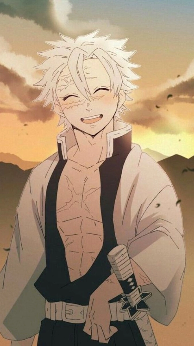 Bộ sưu tập ảnh anime Sanemi cực ngầu sắc nét mới nhất 2 Ảnh Sanemi chiến binh gia tộc Shinazugawa
