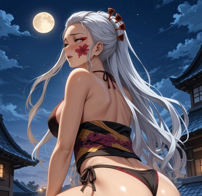Ảnh Thượng Huyền Lục Daki trong fanart
