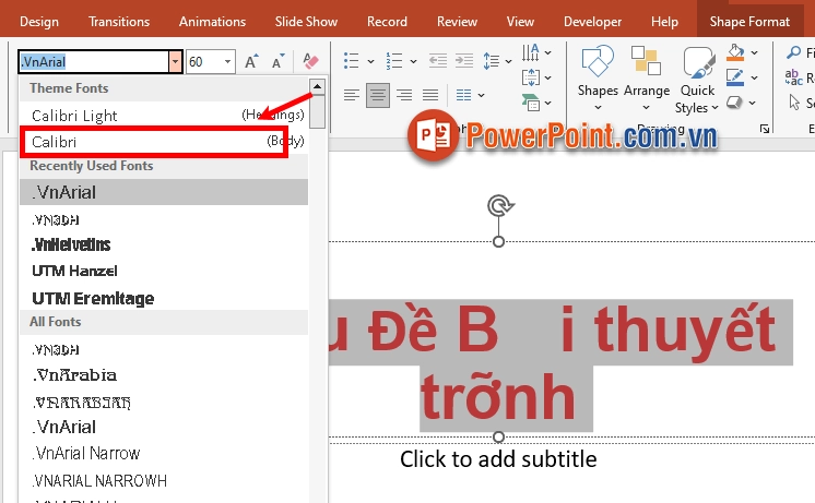 Bảng mã Unicode tiêu chuẩn được sử dụng cho các font tiếng Việt hiện nay