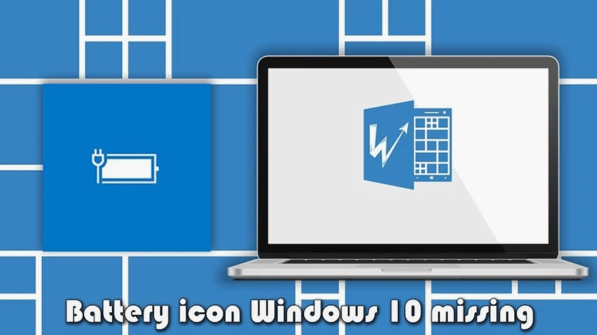 Biểu tượng mức pin hiển thị sai lệch trên thanh taskbar của hệ điều hành Windows