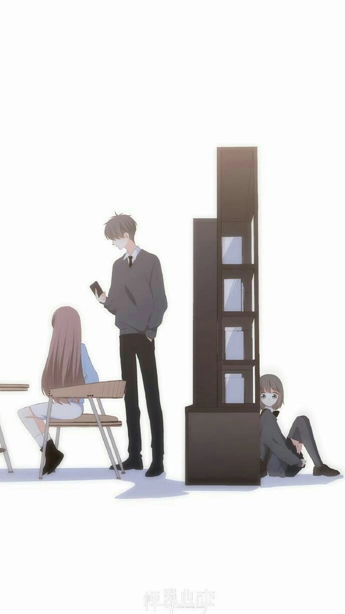 Bức ảnh anime cô gái yêu đơn phương âm thầm không dám nói
