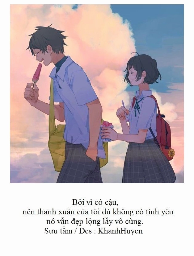 Bức ảnh anime gợi nhớ kỷ niệm thanh xuân tươi đẹp