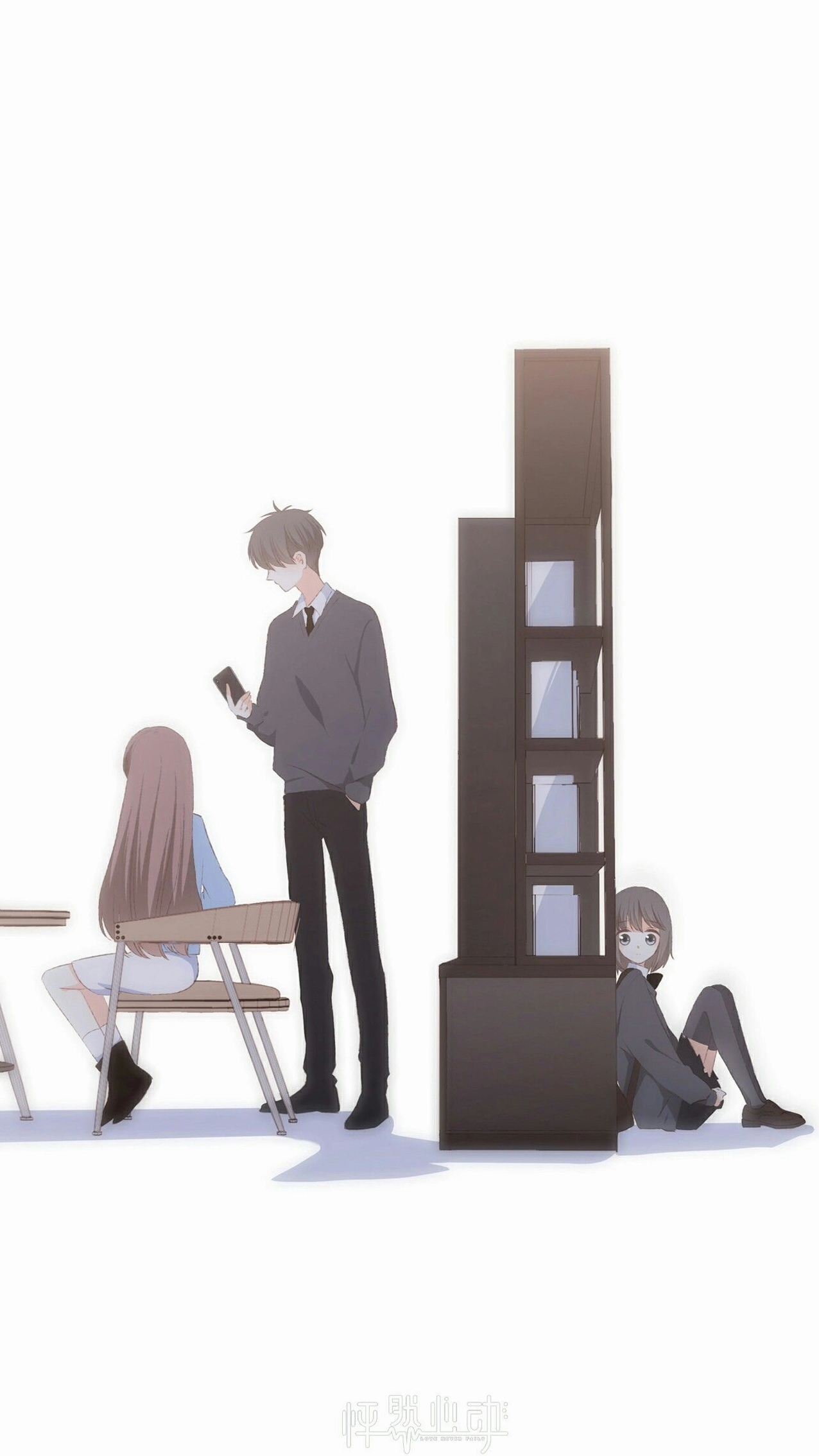 Bức ảnh anime nữ buồn ngậm ngùi giấu kín tâm sự