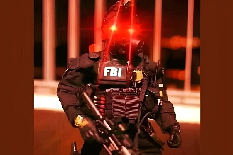 Bức ảnh chế FBI đến rồi chạy ngay đi cực kỳ hài hước
