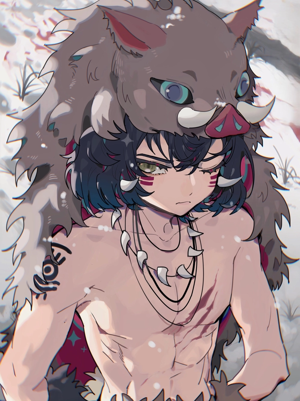 Bộ sưu tập 20 ảnh anime inosuke ngầu lạnh lùng cuốn hút nhất 2026 12 Bức ảnh inosuke anime đẹp hút hồn người xem