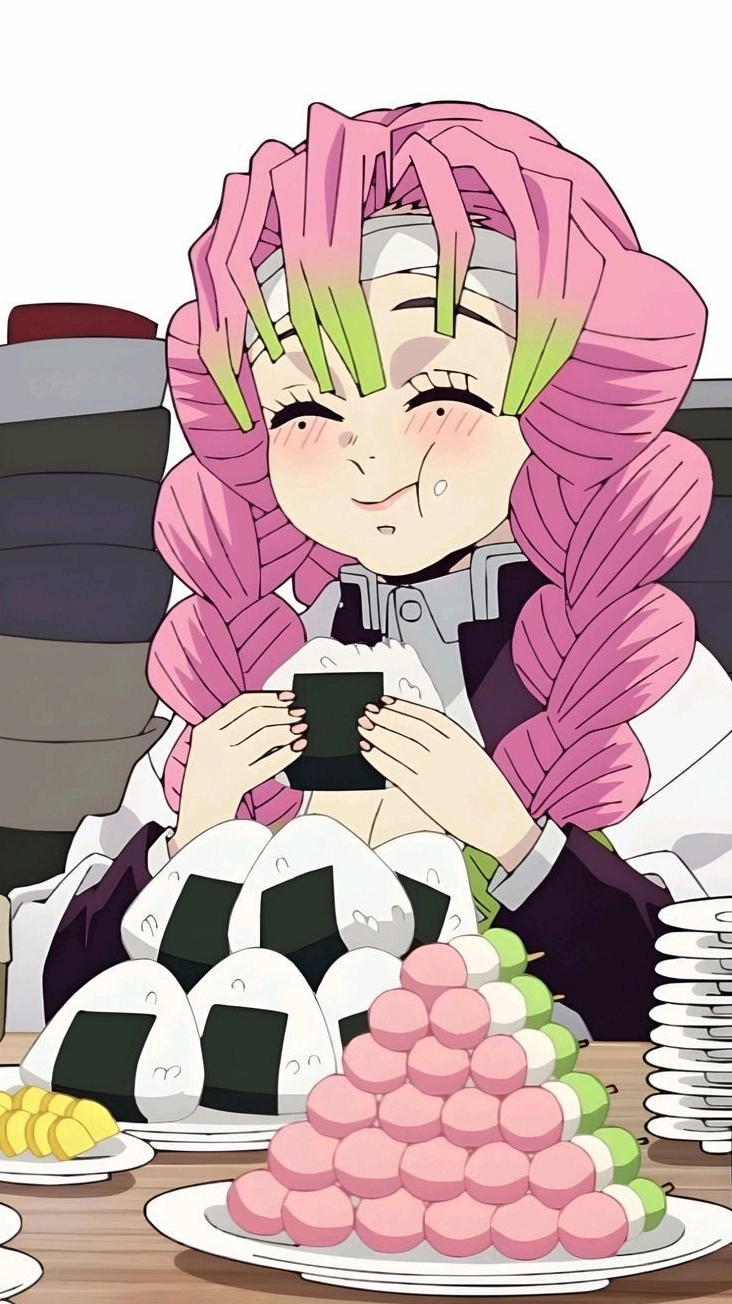 Bức ảnh Mitsuri anime phiên bản dễ thương làm xiêu lòng người hâm mộ