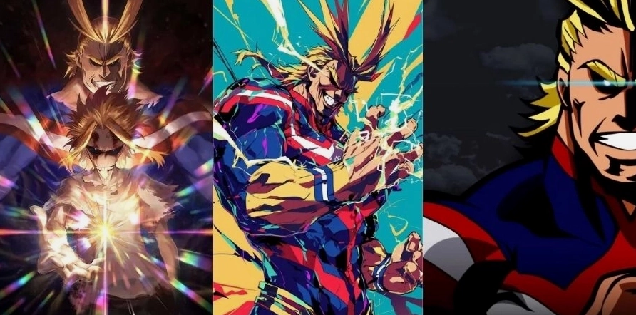 Trọn bộ ảnh anime All Might đầy uy dũng và thông tin tiểu sử 1 Bức ảnh tóm tắt tiểu sử phô diễn thân hình cơ bắp vạm vỡ đầy quyến rũ của All Might