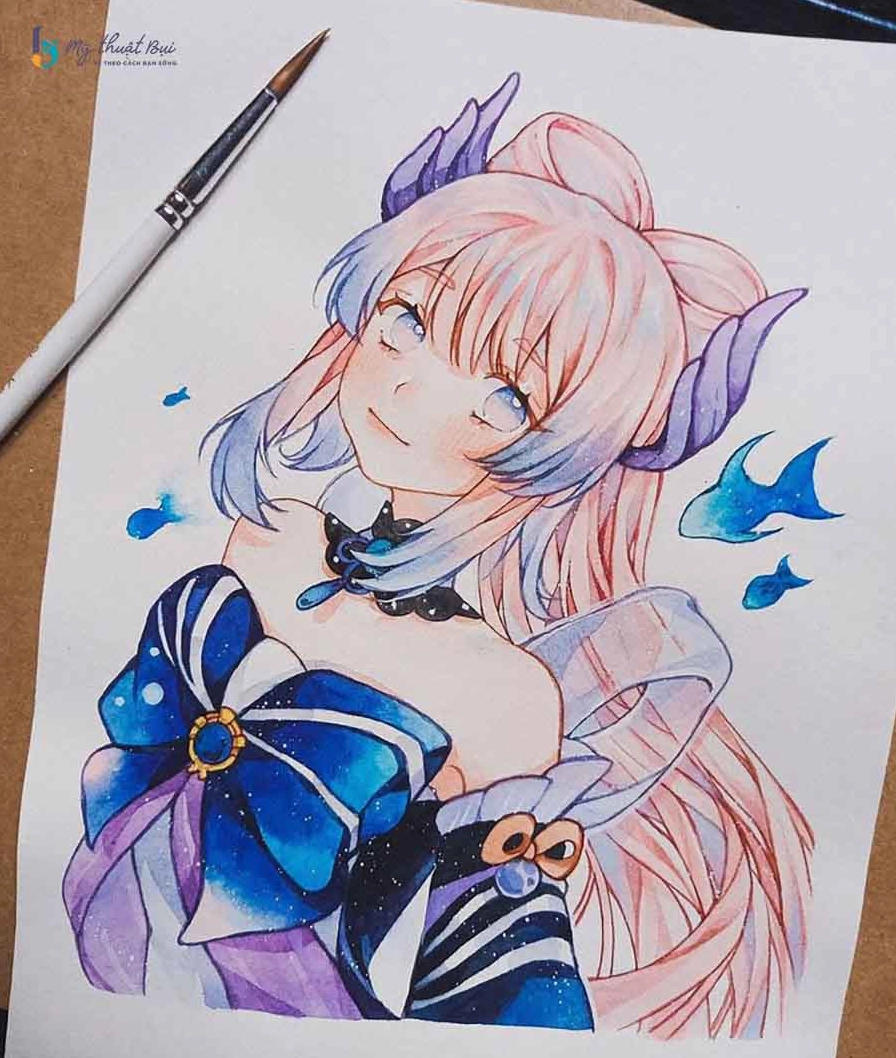 Bộ sưu tập hình vẽ cô gái mạnh mẽ cá tính cuốn hút nhất 2026 14 Bức tranh vẽ anime tinh tế
