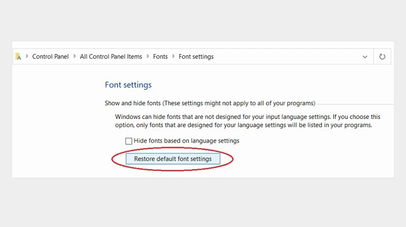 Hướng dẫn chi tiết cách sửa lỗi font chữ win 10 chuẩn xác nhất năm 2026 2 Cách sửa chữa máy tính bị lỗi font chữ win 10
