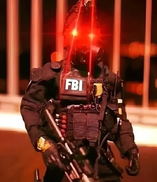 Cảnh sát FBI tiến hành bắt giữ trong ảnh chế hài hước