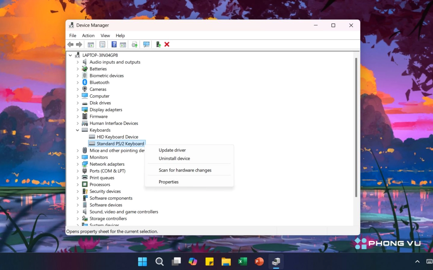 Hướng dẫn chi tiết cách sửa bàn phím laptop bị liệt 1 số nút tại nhà nhanh chóng 5 Cập nhật driver trong mục Keyboards