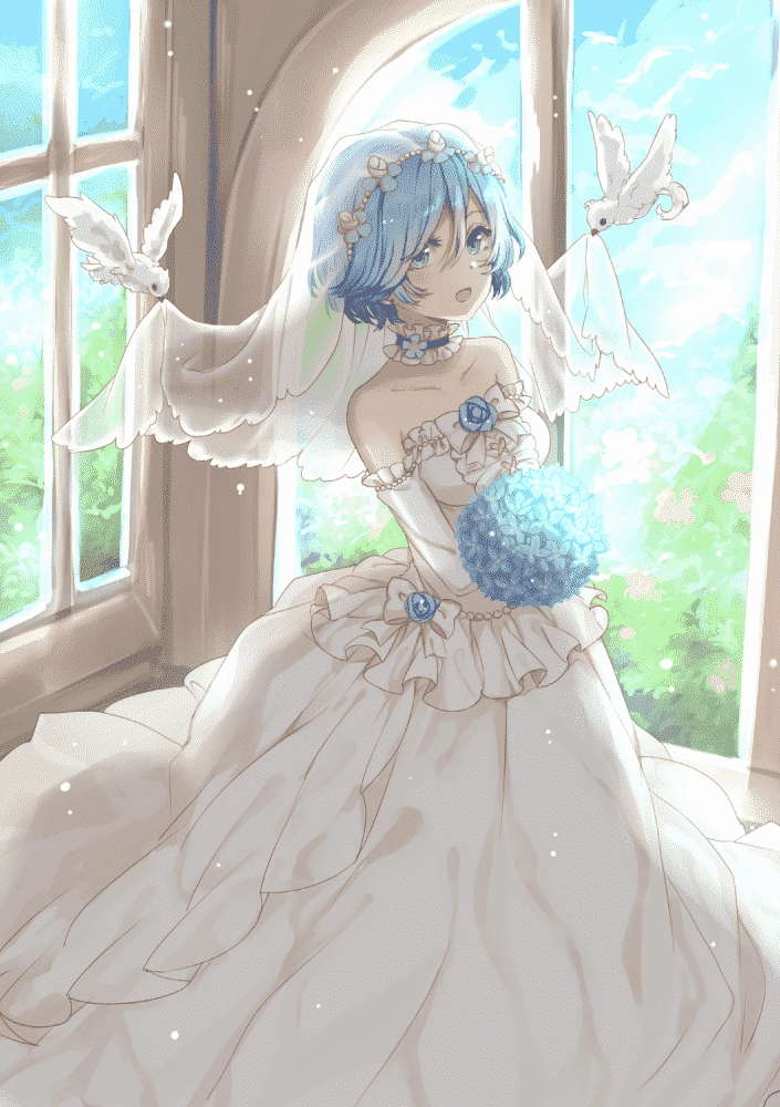 Trọn bộ ảnh gái xinh anime mặc váy ngắn siêu quyến rũ mới nhất 12 Cô nàng tóc xanh lá nổi bật cùng trang phục váy ngắn lộng lẫy