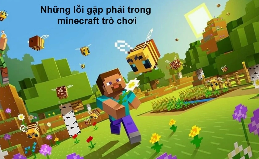 Danh sách những lỗi thường xuyên gặp phải trong quá trình chơi Minecraft