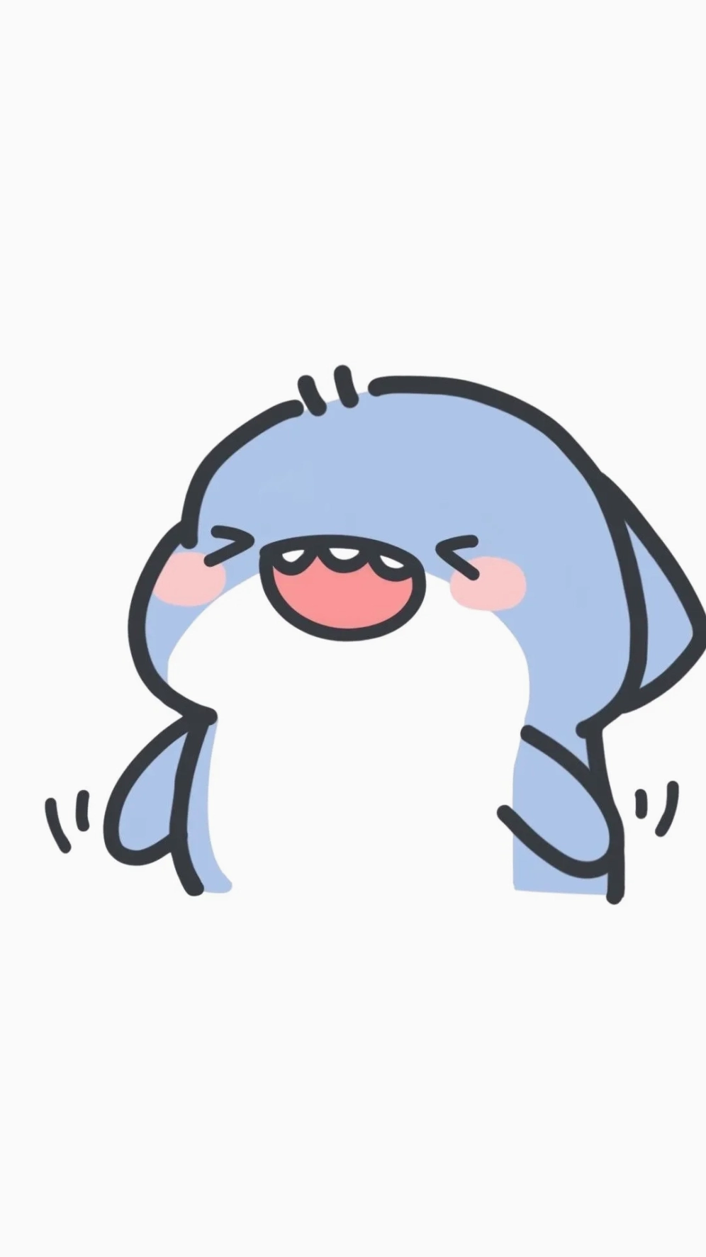 Đường nét thanh tú dễ thương khỏi bàn trên bức ảnh cá mập chibi cực xinh