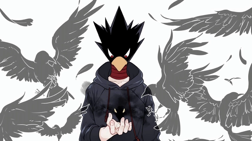 Tổng hợp bộ sưu tập ảnh anime tokoyami cực ngầu và bí ẩn nhất 2026 2 Fumikage Tokoyami thi triển năng lực bóng tối đầy bí ẩn