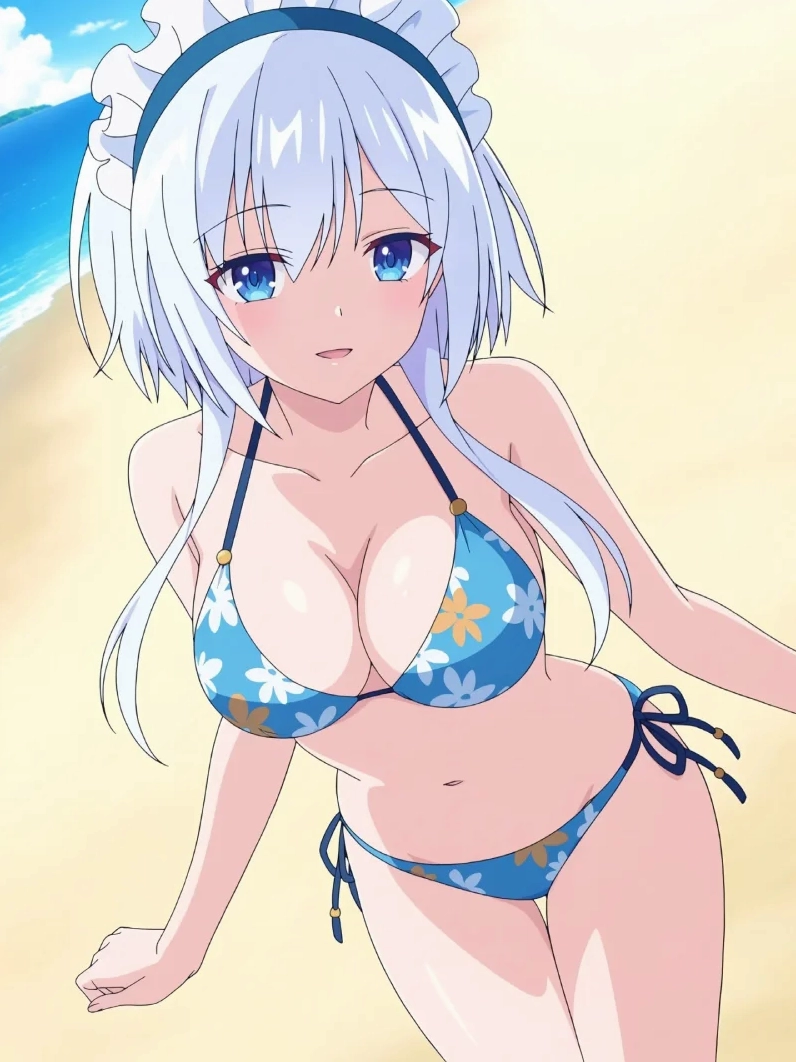 Bộ sưu tập hình ảnh gái xinh anime mặc bikini sexy cuốn hút 16 gái anime mặc bikini 22