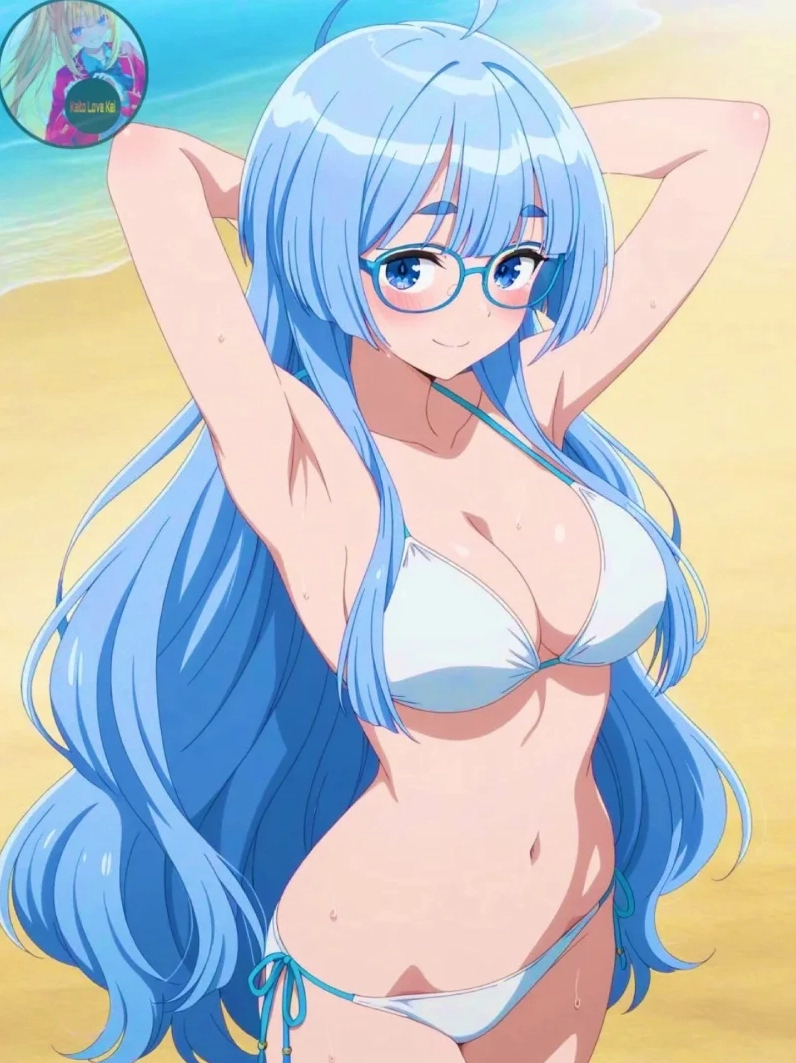 Bộ sưu tập hình ảnh gái xinh anime mặc bikini sexy cuốn hút 15 gái anime mặc bikini 23