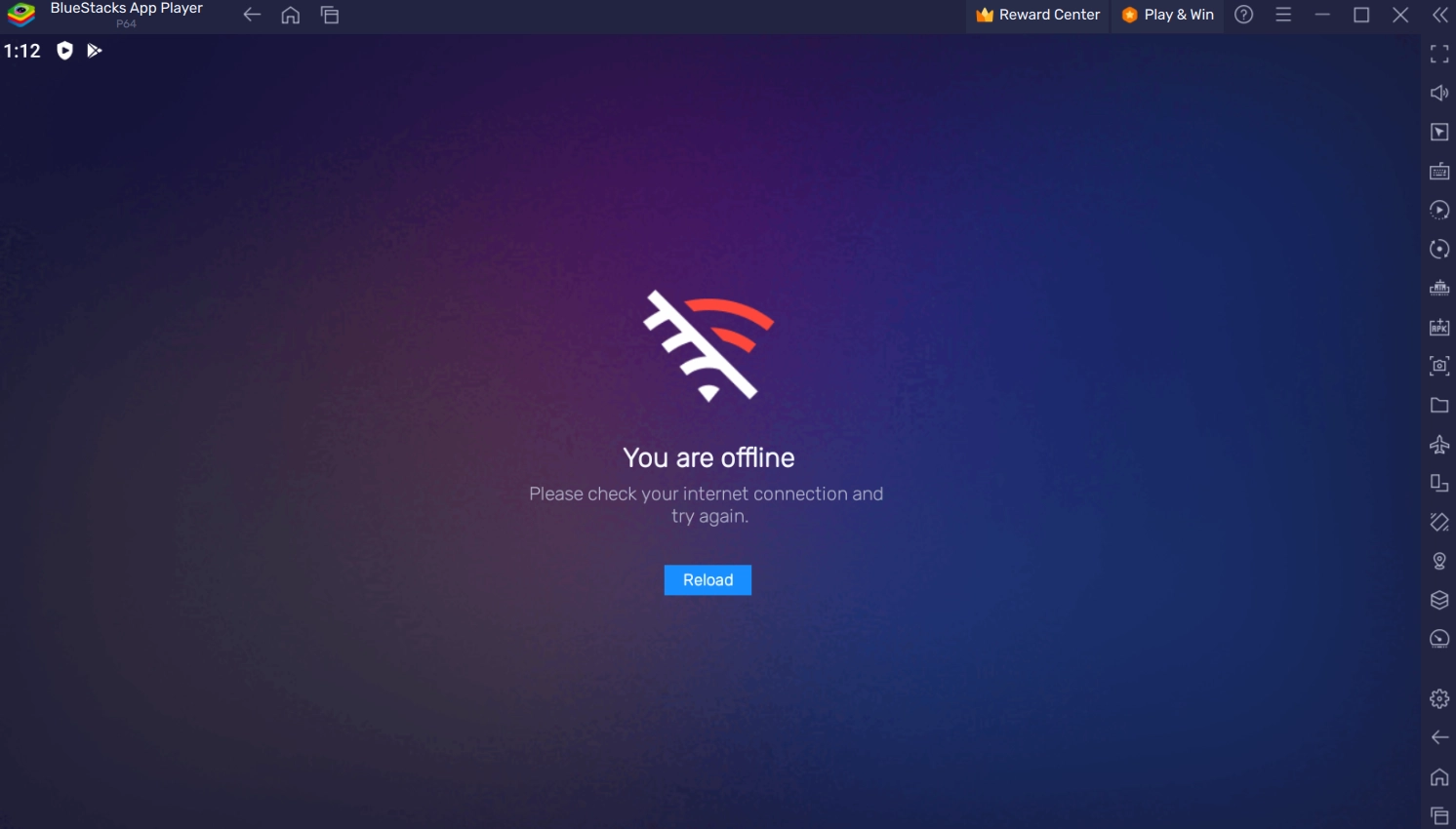 Giao diện cài đặt hiệu suất bên trong phần mềm Bluestacks cho phép điều chỉnh RAM và CPU