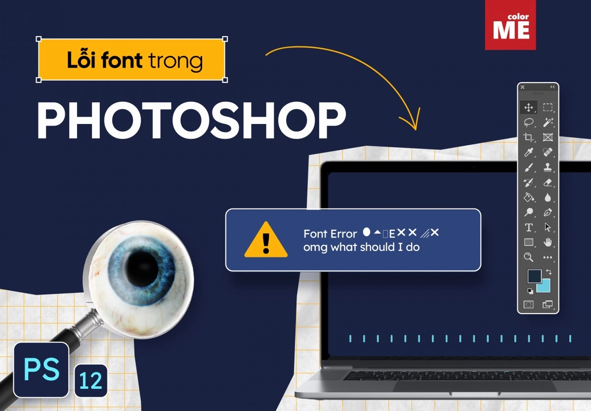 Giao diện chọn font chữ và bảng mã gây ra lỗi không tương thích trong thiết kế