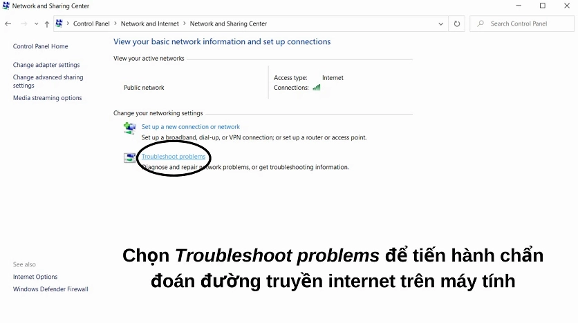 Hướng dẫn chi tiết cách sửa lỗi có mạng nhưng không vào được web trên máy tính 2 Giao diện công cụ chẩn đoán lỗi mạng Network Troubleshooter trên hệ điều hành Windows