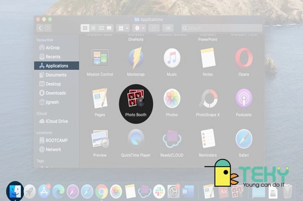 Hướng dẫn chi tiết cách mở web camera laptop nhanh chóng hiệu quả 6 Giao diện màn hình máy tính Mac chạy hệ điều hành macOS