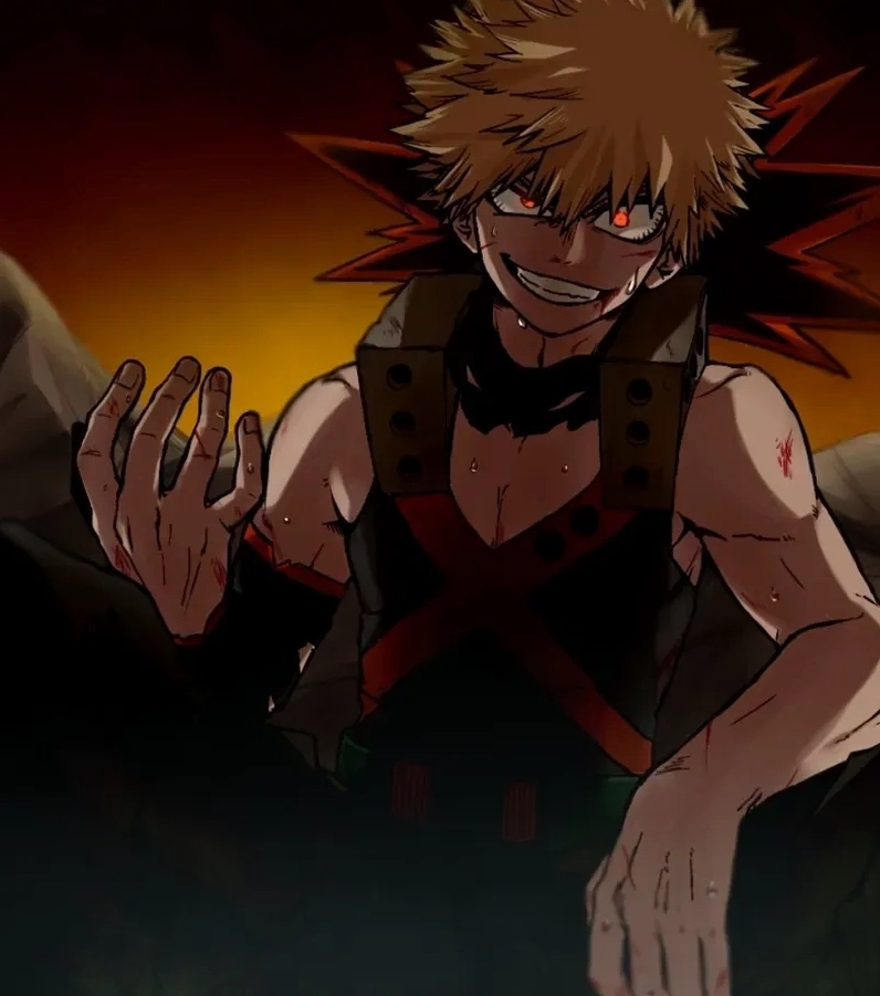 Hình ảnh chiến binh trẻ tuổi Bakugo đầy nhiệt huyết