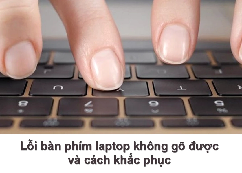 Hình ảnh minh họa tình trạng lỗi bàn phím laptop không gõ được gây cảm giác khó chịu cho người sử dụng