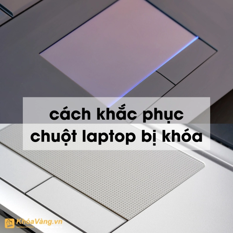 Hình ảnh một người đang bối rối vì chuột laptop bị khóa và không thể thao tác trên màn hình