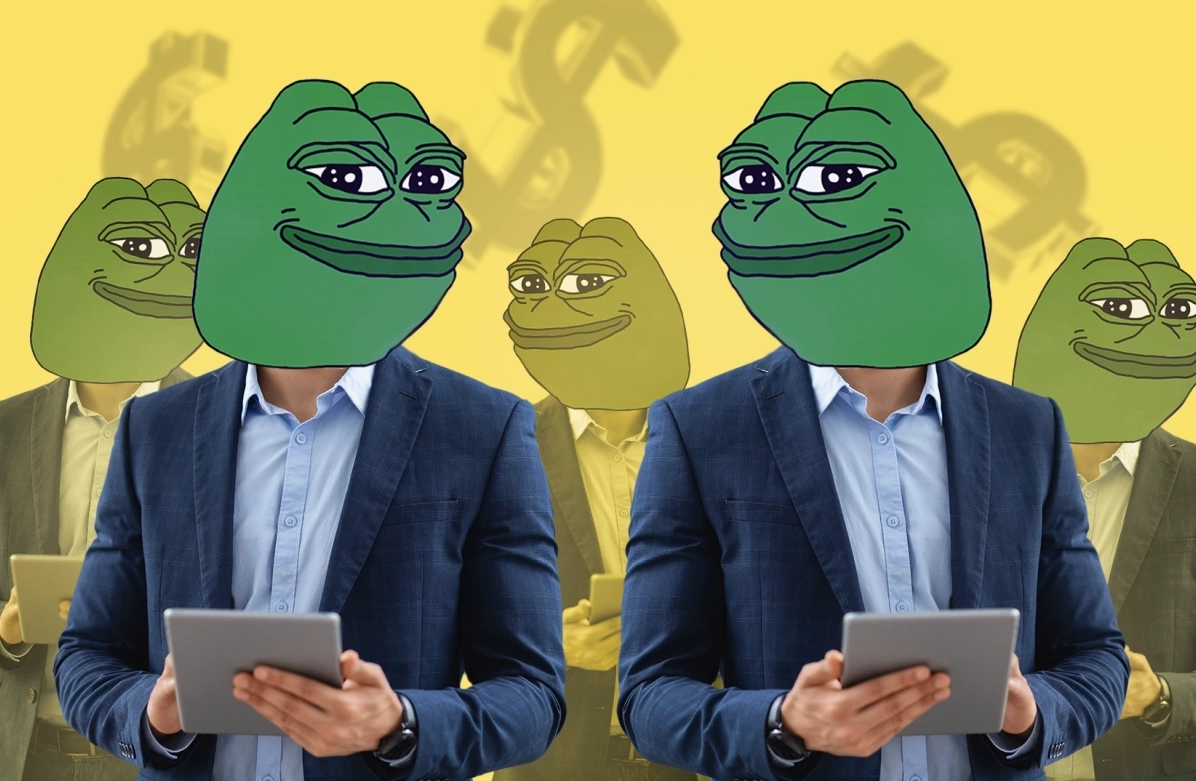 Hình ảnh một người đang tập trung cao độ thiết kế meme đầy sáng tạo