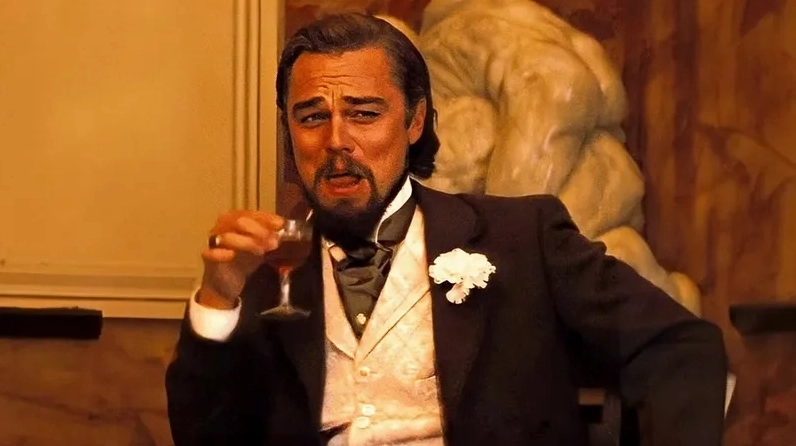 Trọn bộ ảnh Leonardo DiCaprio meme hài hước nhất hiện nay 3 Hình ảnh nam diễn viên trong phim trở thành huyền thoại với django unchained leo meme