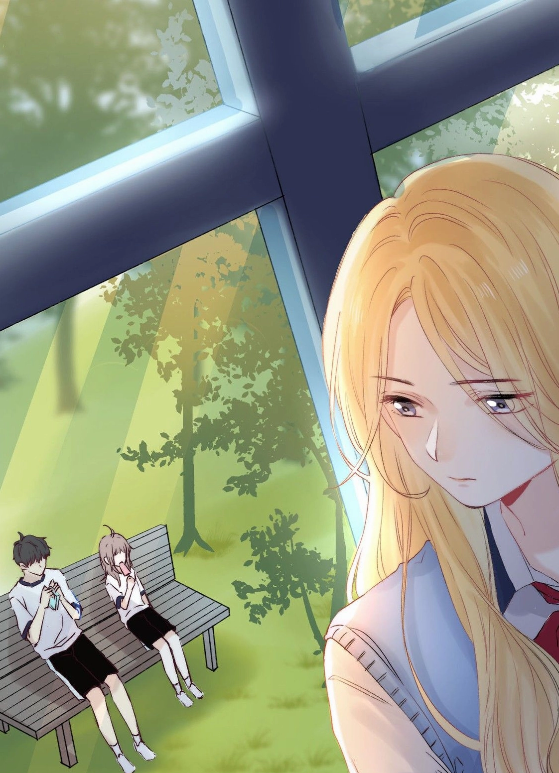 Hình ảnh yêu đơn phương anime đầy cảm hứng lãng mạn