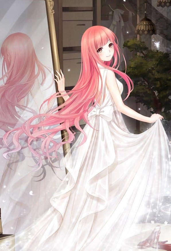 Trọn bộ ảnh gái xinh anime mặc váy ngắn siêu quyến rũ mới nhất 5 Hình cô gái tóc hồng mặc váy xòe bồng bềnh thu hút ánh nhìn