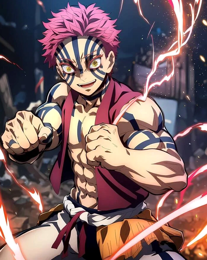 Bộ sưu tập ảnh anime Akaza đẹp ngầu lạnh lùng nhất 2026 8 Hình nền Akaza 4K cực kỳ sắc nét dành cho điện thoại và máy tính