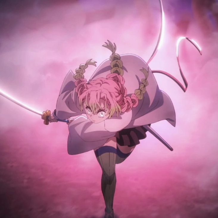 Hình nền Demon Slayer luyến trụ Mitsuri đầy sức hút ma mị