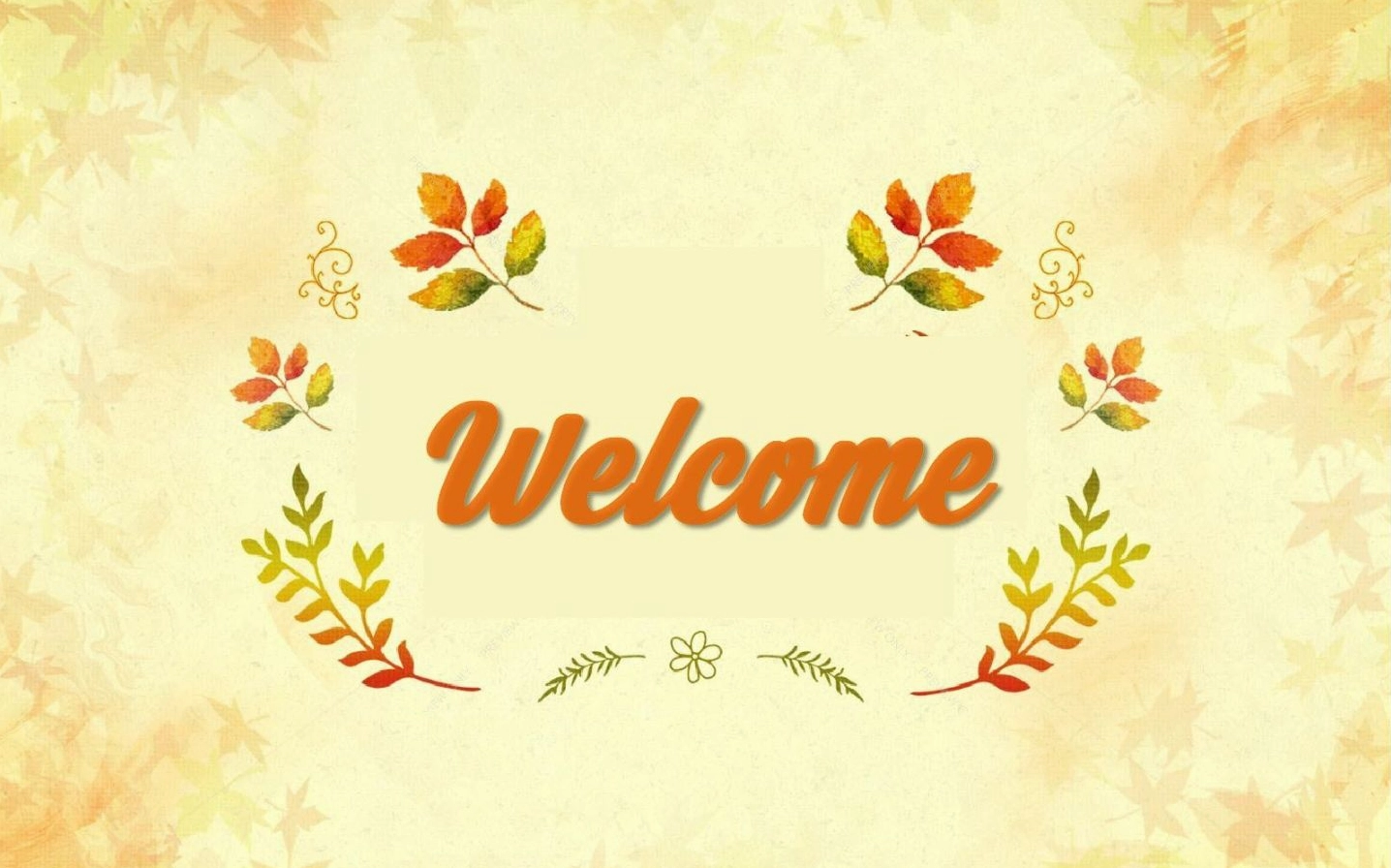 Hình nền máy tính với chữ Welcome