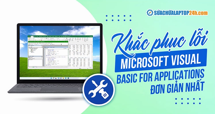 Hộp thoại thông báo lỗi biên dịch Compile error can't find project or library trong môi trường lập trình VBA