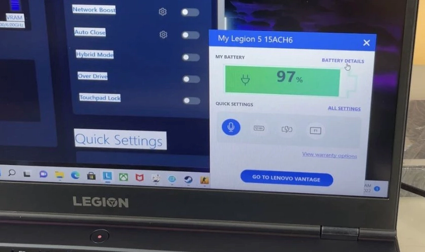 Hướng dẫn các bước bật chế độ tự ngắt sạc pin trên dòng máy tính xách tay Lenovo