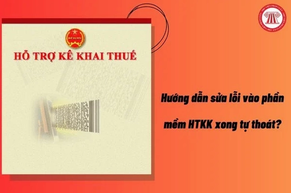 Hướng dẫn chi tiết cách sửa lỗi HTKK tự thoát cực kỳ hiệu quả 2 Hướng dẫn các bước khắc phục lỗi phần mềm HTKK phiên bản mới nhất bị văng