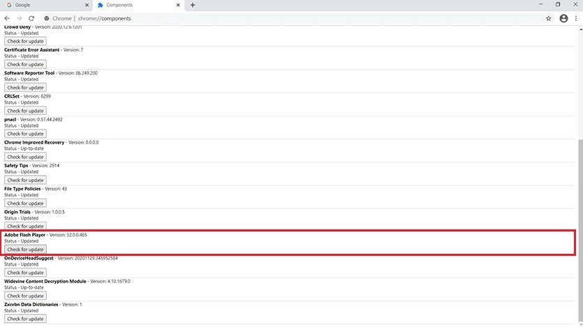 Hướng dẫn cách xử lý sự cố khi Adobe Flash Player bị trình duyệt chặn vì lý do đã quá lỗi thời