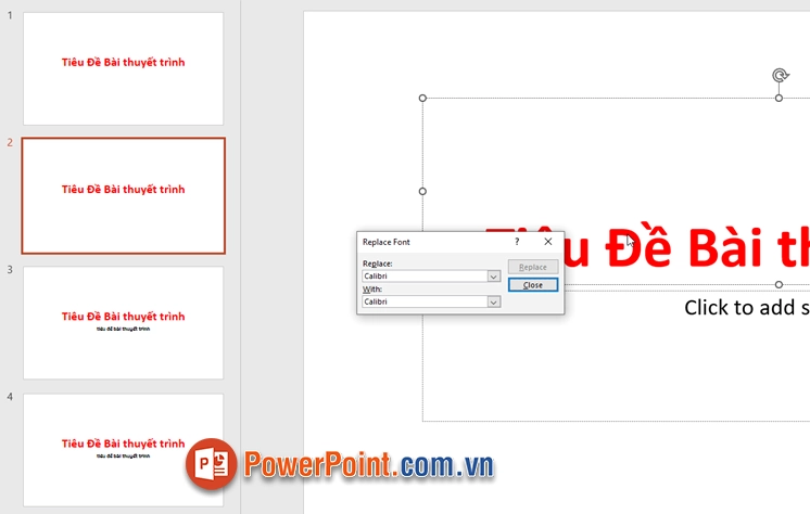 Kết quả sau khi hoàn tất các bước sửa lỗi hiển thị font chữ