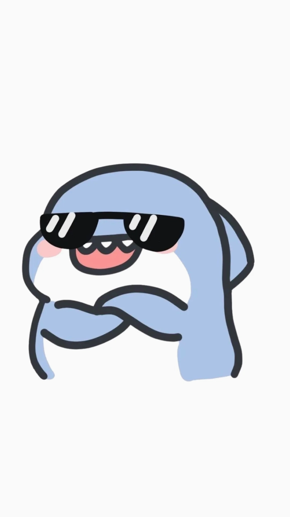 Khí chất mới lạ và thu hút với hình nền cá mập chibi cute độc lạ
